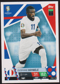 Topps Match Attax 2023-24 Ousmane Dembélé France Parallel Rare – Bild 1