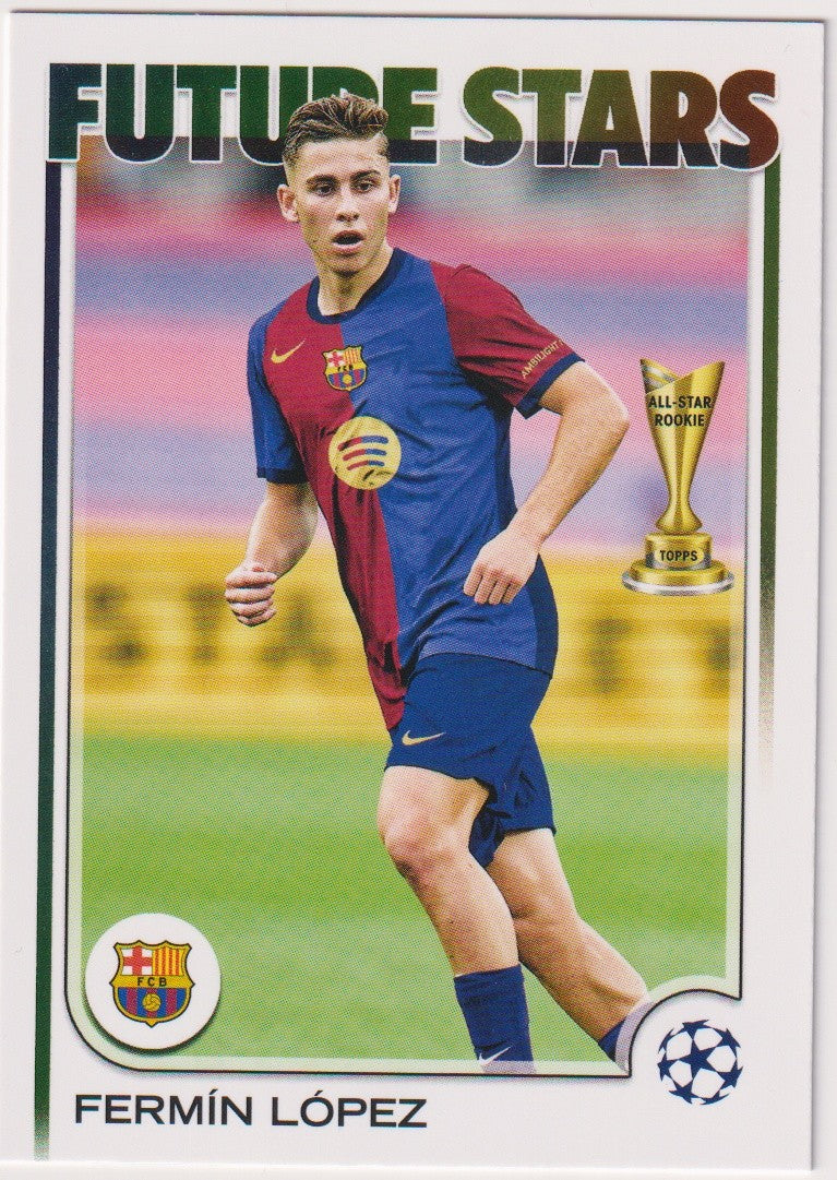 Topps Future Stars 2025-26 Fermín López Rookie FC Barcelona All-Star Rookie – Bild 1