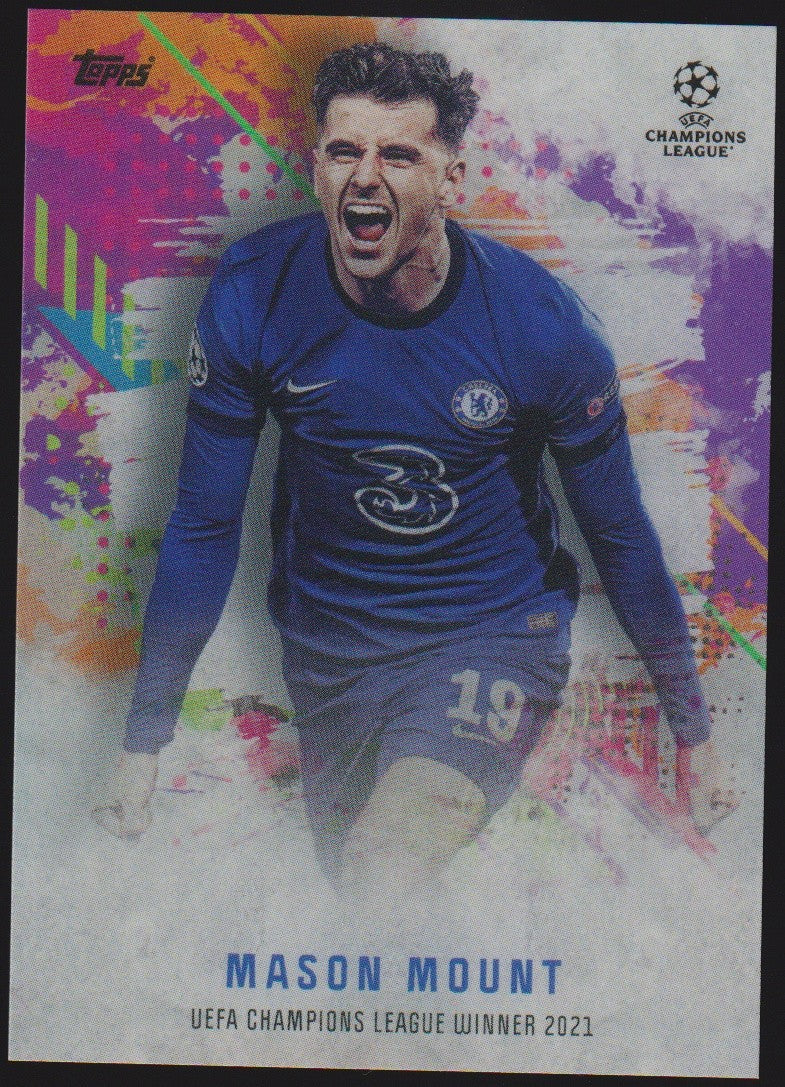 Topps UEFA Champions League 2021-22 Mason Mount Chelsea FC Parallel – Bild 1