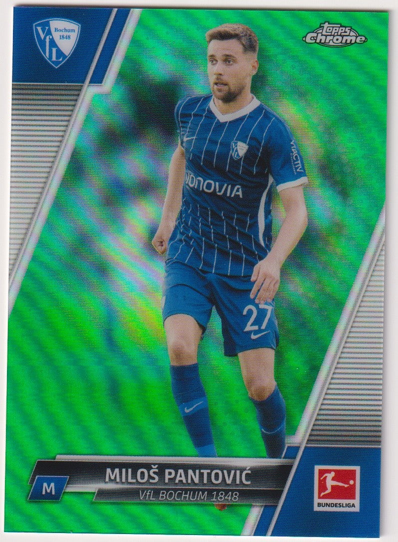 Topps Chrome 2021-22 Milos Pantovic VfL Bochum 1848 Bundesliga Parallel 79/99 – Bild 1