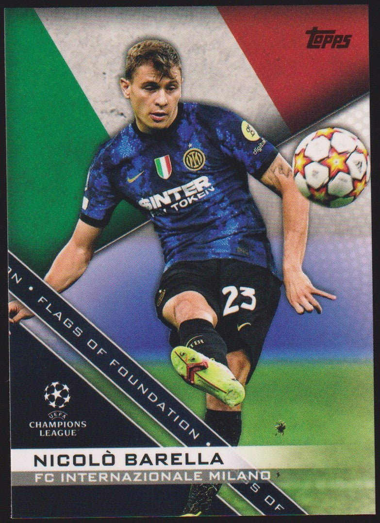 Topps 2021-22 Nicolò Barella FC Internazionale Milano Parallel Rare – Bild 1