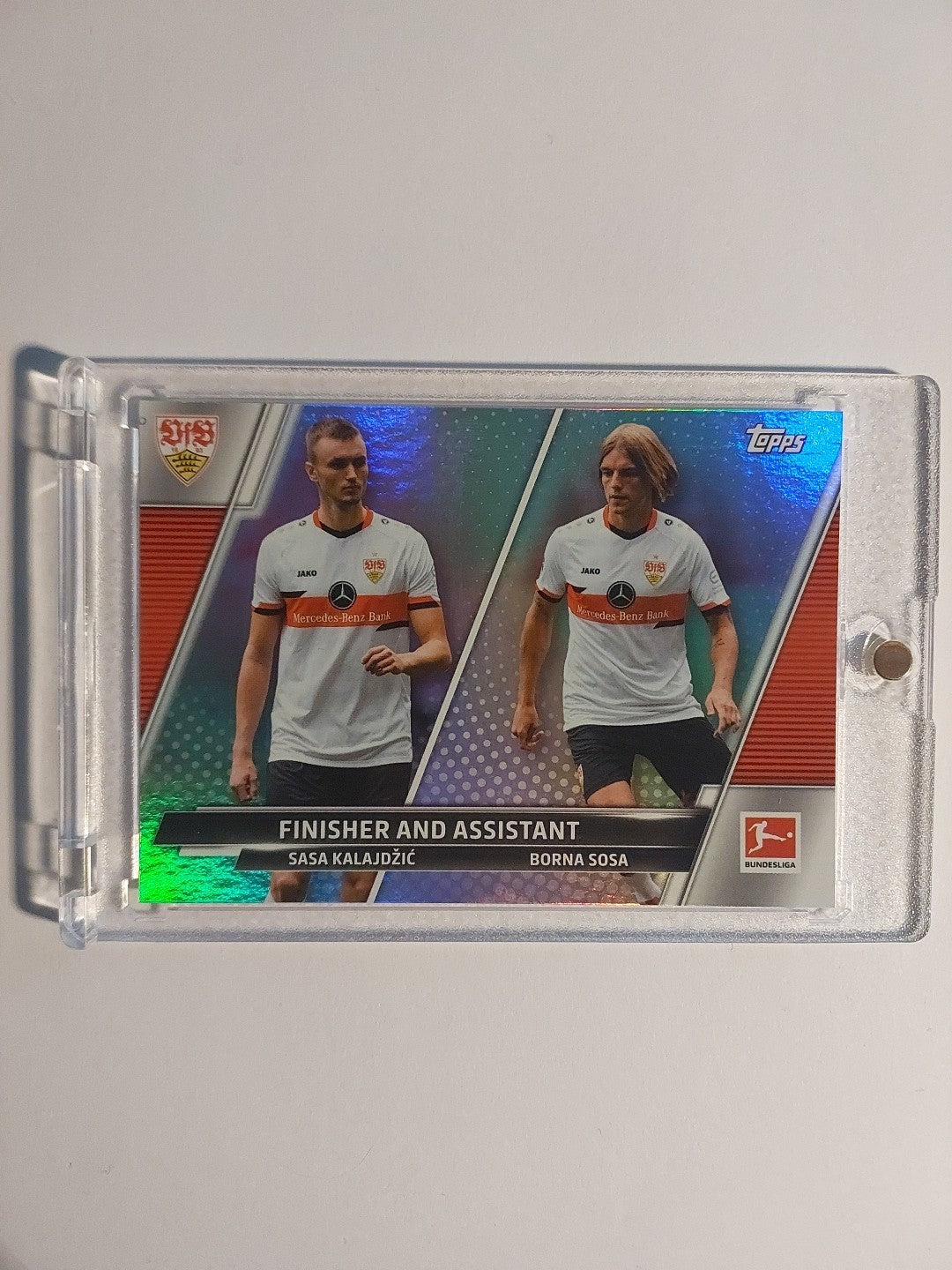 Topps Bundesliga 2021-22 Kalajdzic & Sosa Vfb Stuttgart Dual Parallel 48/75 Rare – Bild 1