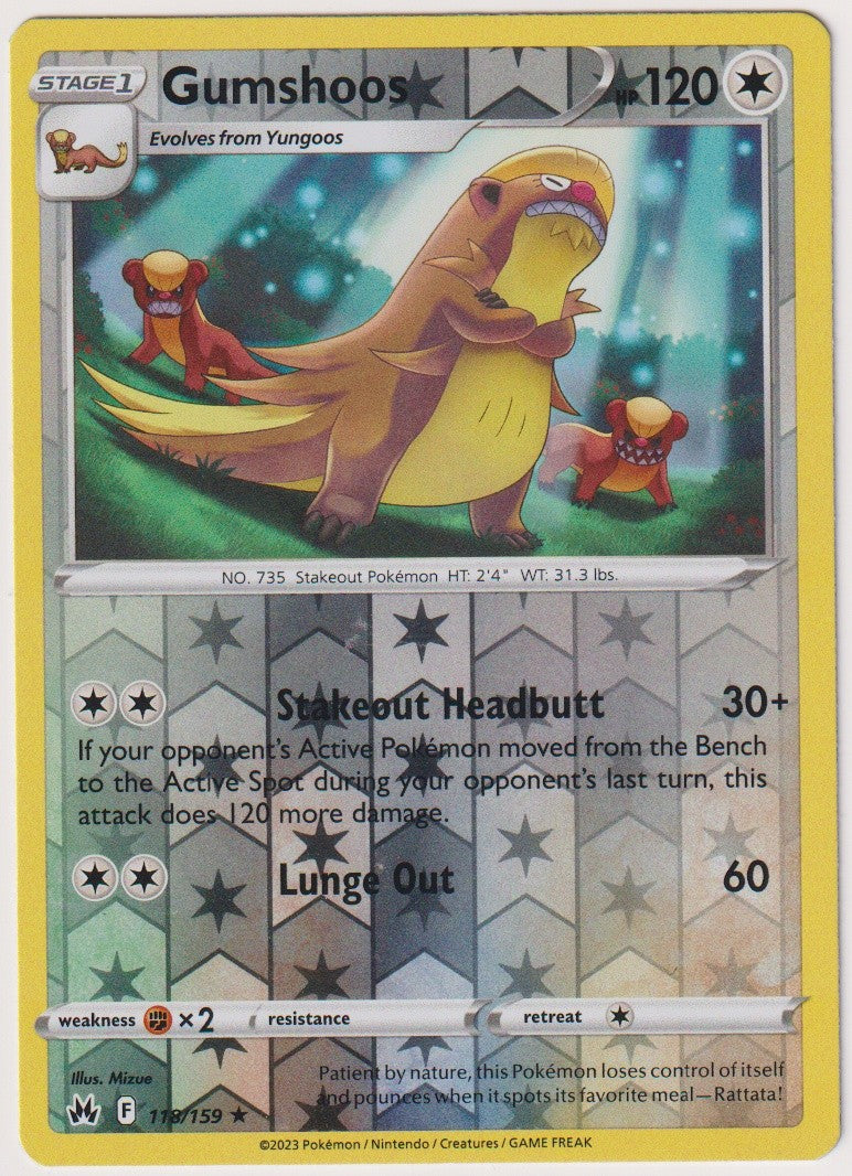 Pokemon TCG Manguspektor #118/159 Rare (R) Reverse Holo Englisch 2023 – Bild 1