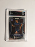 Panini WM 2022 William Saliba Frankreich Arena Club Grading 9 Parallel Rookie – Bild 1