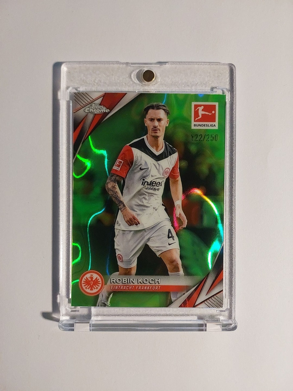 Topps Chrome Bundesliga 2025-26 Robin Koch Eintracht Frankfurt Parallel 122/250 – Bild 1