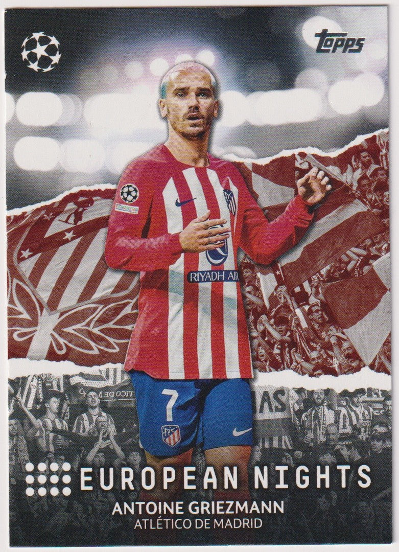 Topps European Nights 2023-24 Antoine Griezmann Atlético de Madrid Parallel Rare – Bild 1