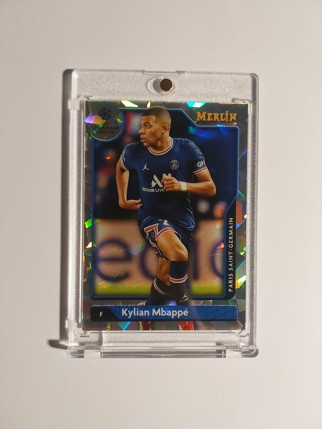 Topps Merlin 2021-22 Kylian Mbappé Paris Saint-Germain Parallel 148/250 Rare Hit – Bild 1