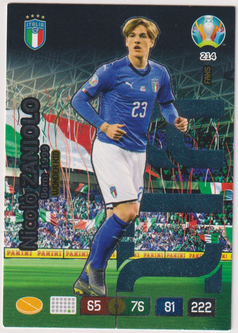 Panini Adrenalyn XL Official Trading Cards Nicolo Zaniolo Italien UEFA EURO – Bild 1