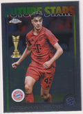 Topps Chrome 2023-24 Aleksandar Pavlović Rookie FC Bayern München Parallel Rare – Bild 1
