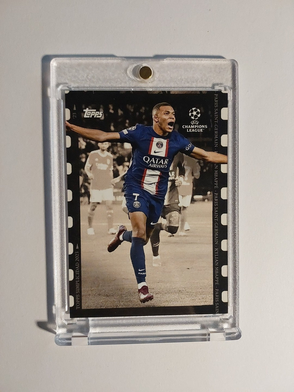 Topps Simplicidad 2022-23 Kylian Mbappé Paris Saint-Germain Parallel Insert Rare – Bild 1