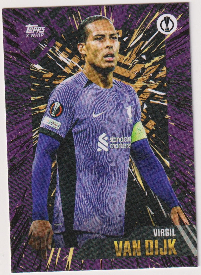 Topps 2022-23 Virgil van Dijk Liverpool Football Club UEFA Europa League – Bild 1