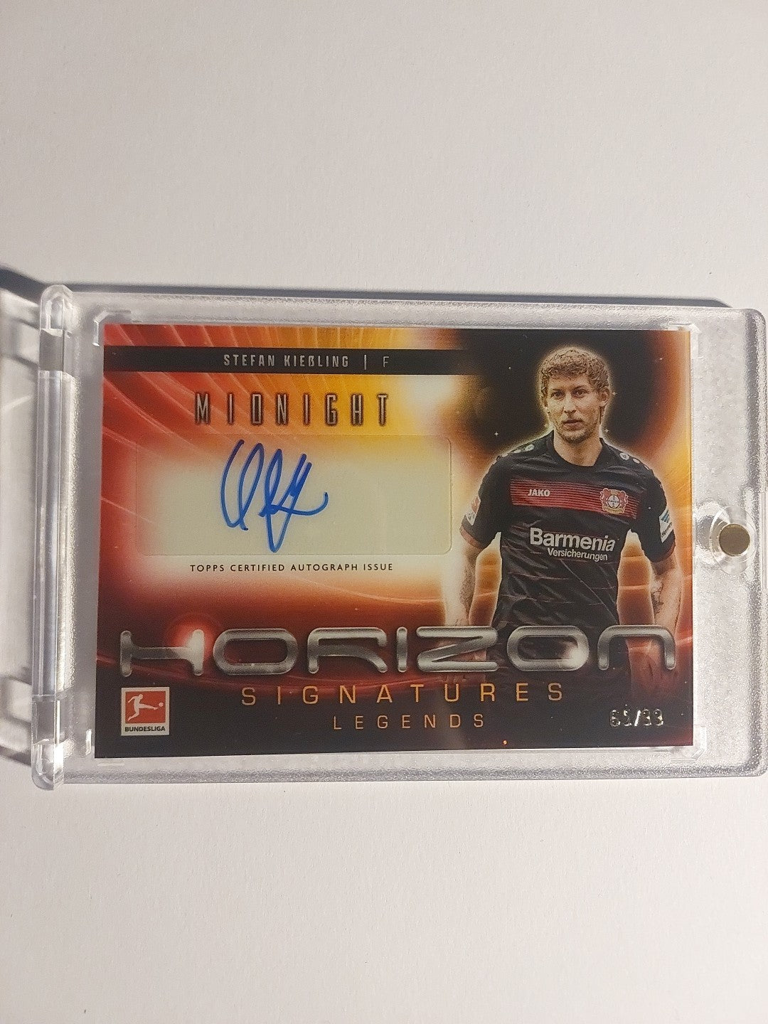 Topps Midnight Bundesliga 2024-25 Stefan Kießling Leverkusen Auto Parallel 65/99 – Bild 1