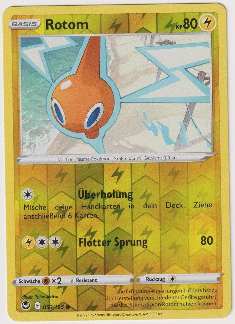 Pokemon TCG Rotom #53/195 Common (C) Reverse Holo Deutsch 2022 – Bild 1