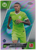 Topps Chrome 2021-22 Aster Vranckx Rookie VfL Wolfsburg Parallel 05/75 Rare – Bild 1