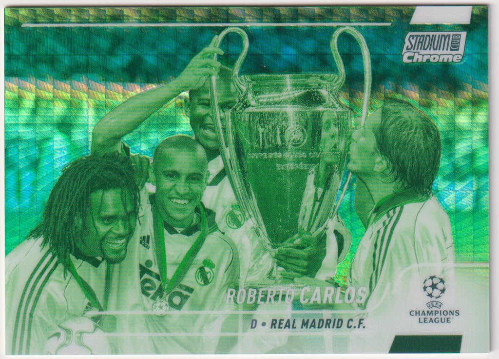 Topps Stadium Club Chrome 2019-20 Roberto Carlos Real Madrid C.F. Parallel – Bild 1