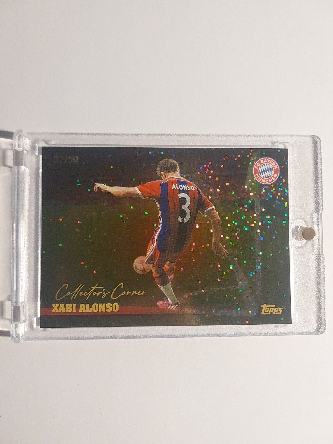 Topps Bayern Team Set 2025-26 Xabi Alonso Parallel 32/50 Refractor Ultra Rare – Bild 1
