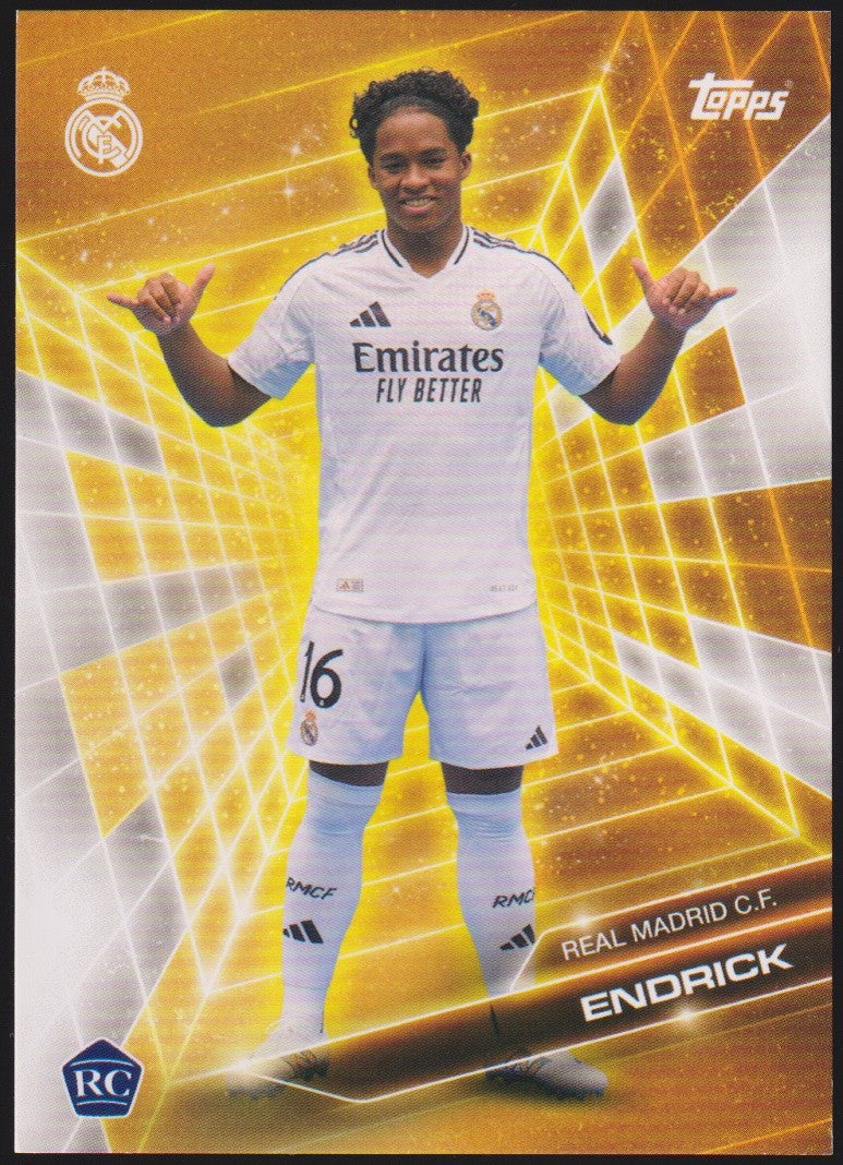 Topps 2023-24 Endrick Rookie Real Madrid C.F. Parallel Rare Nr. GF-5 – Bild 1