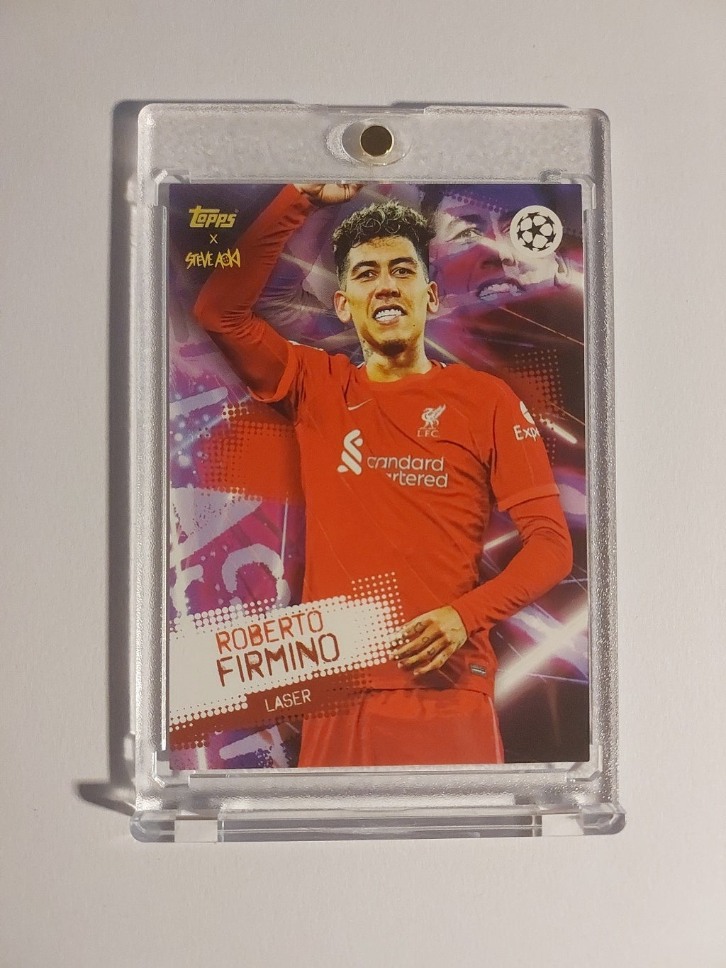 Topps Steve Aoki 2021-22 Roberto Firmino Liverpool Fc Parallel – Bild 1