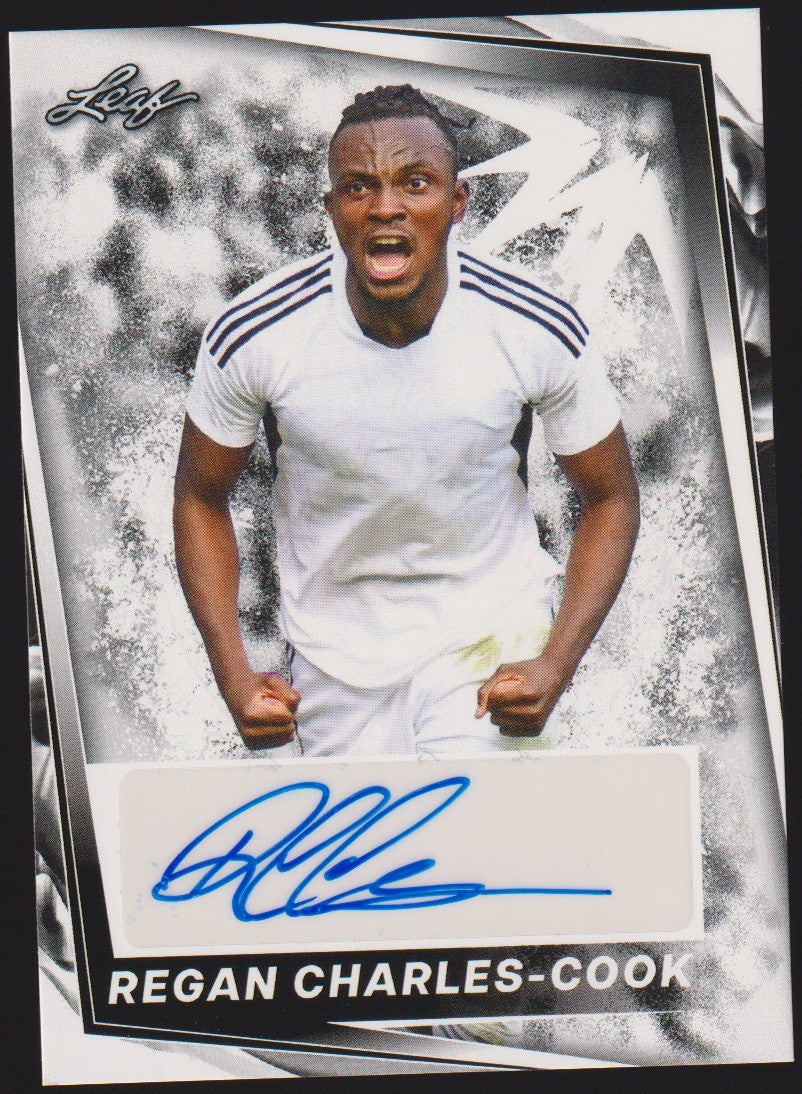 Leaf TCG 2023-24 Regan Charles-Cook Auto Ross County FC Parallel Rare – Bild 1