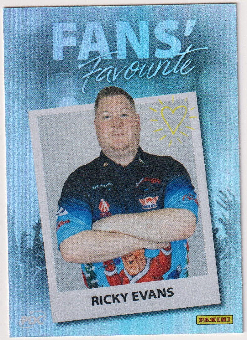 Panini PDC World Championship 2026 Ricky Evans "Rapid" Refractor Parallel – Bild 1