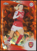 Topps Chrome 2024-25 Chloe Kelly Arsenal FC Parallel 9/25 Refractor – Bild 1