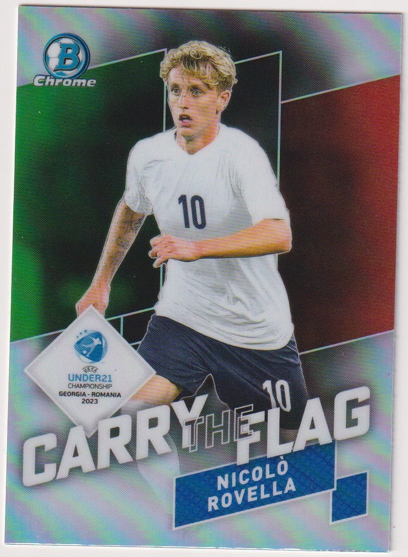 Topps Chrome Under21 Nicolo Rovella Italien Parallel Refractor – Bild 1