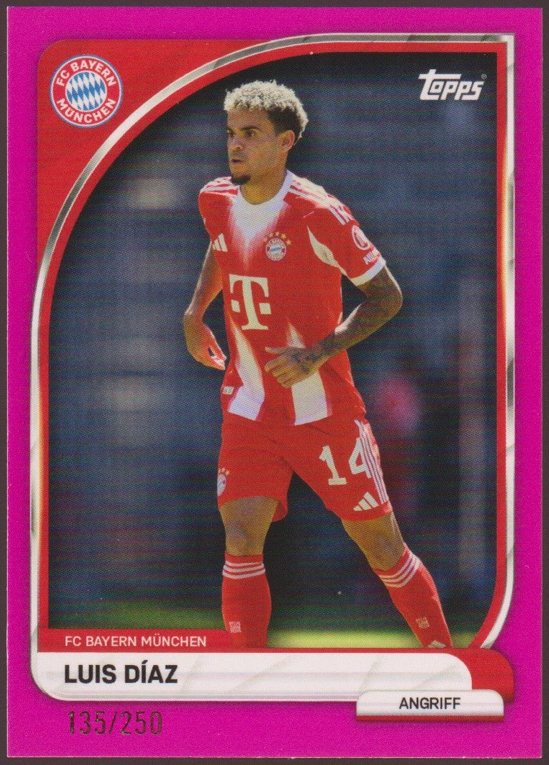Topps 2024-25 Luis Diaz FC Bayern München Parallel 135/250 Rare – Bild 1
