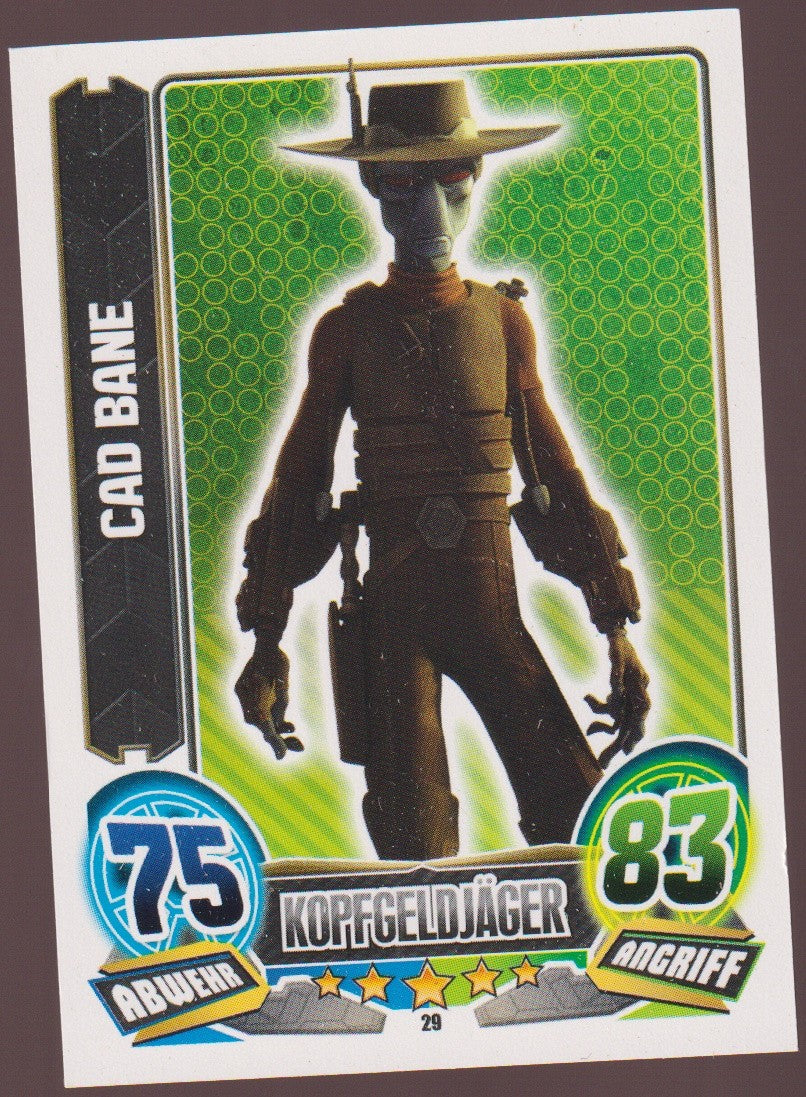 Topps Star Wars 2013 Cad Bane Unterwelt Kopfgeldjäger TCG Rare – Bild 1