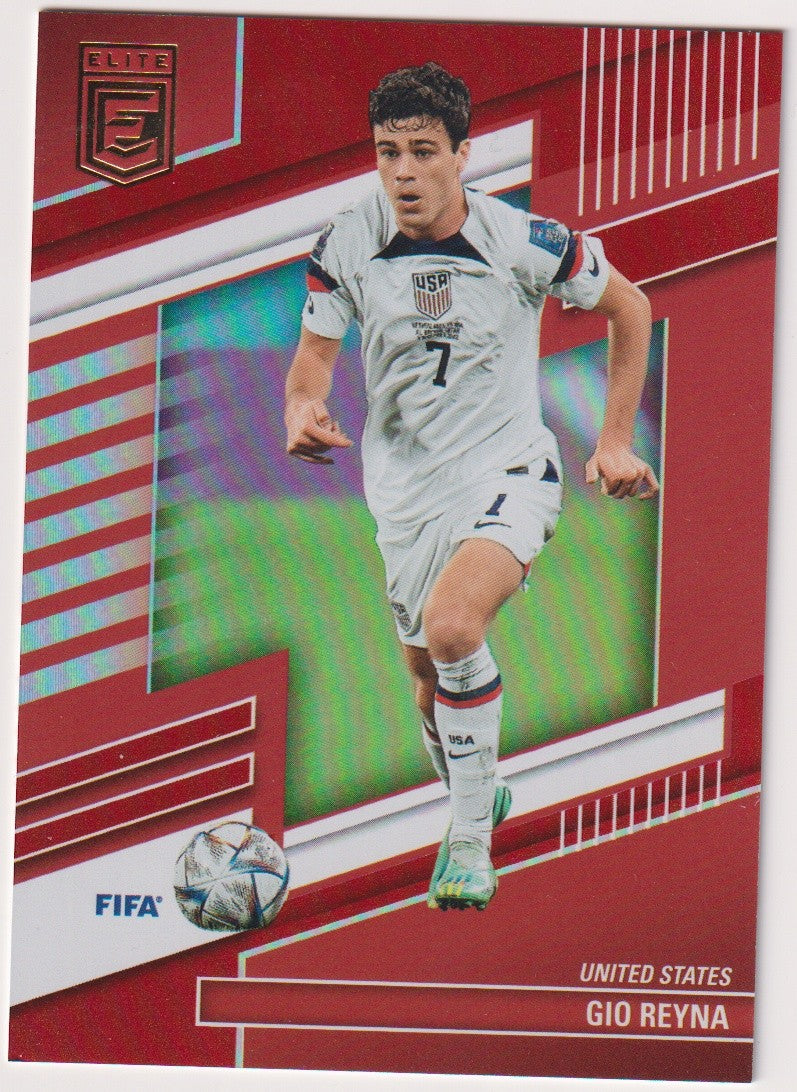 Panini Donruss Elite FIFA Soccer 2022-23 Gio Reyna United States Parallel – Bild 1