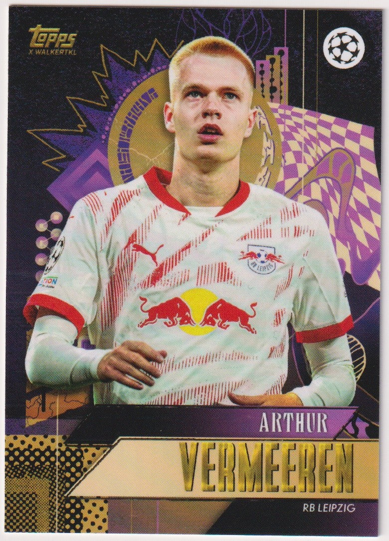 Topps Current Stars Arthur Vermeeren RB Leipzig Parallel Rare – Bild 1