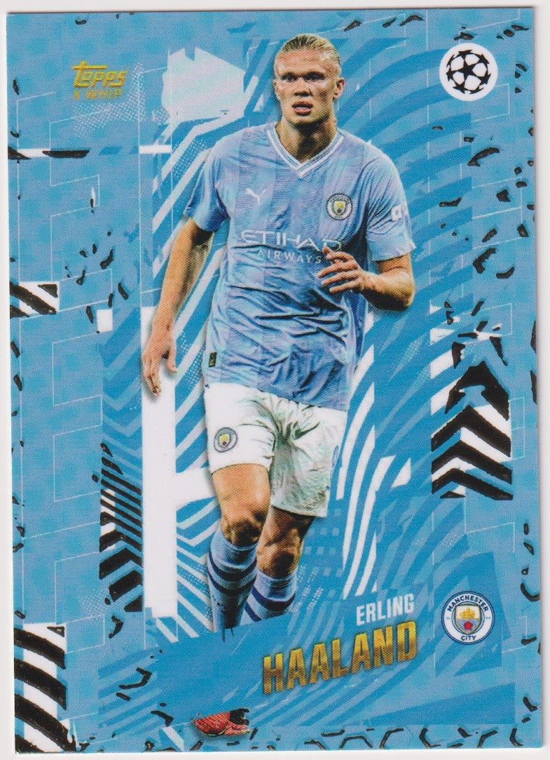Topps Champions League Erling Haaland Manchester City Parallel Rare – Bild 1