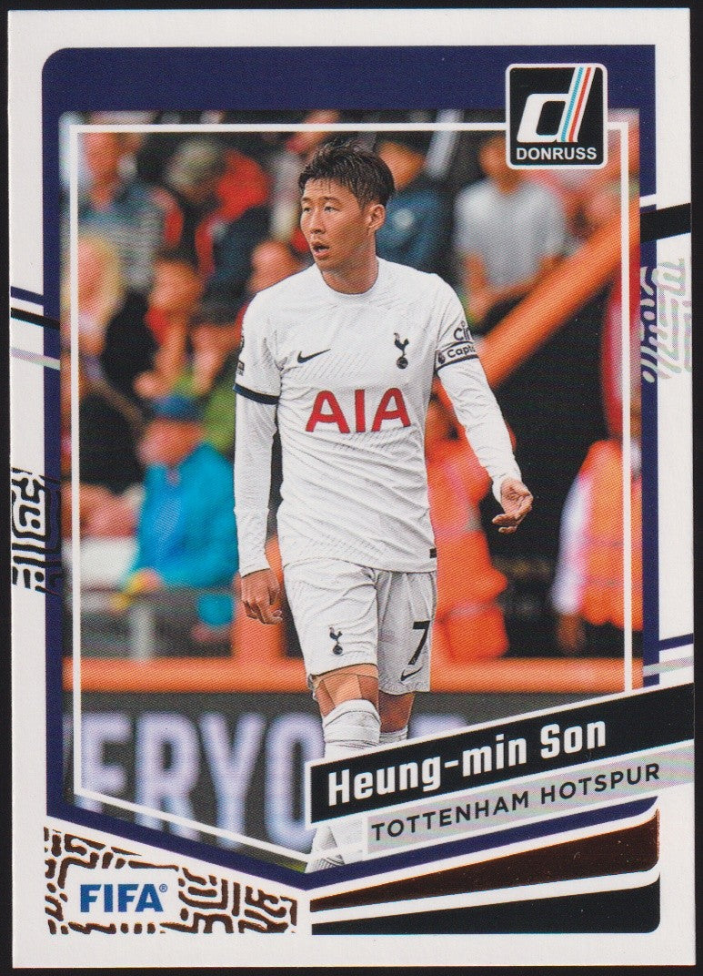 Panini 2023-24 - Donruss Soccer Heung-min Son Tottenham Hotspur Parallel Rare – Bild 1
