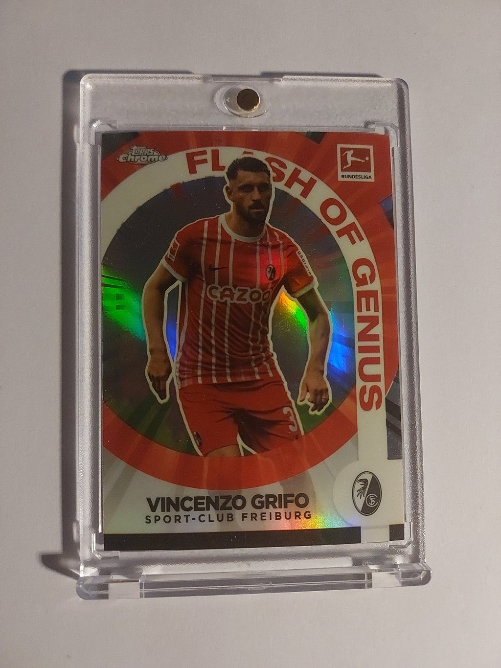 Topps Chrome Bundesliga 2022-23 Vincenzo Grifo SC Freiburg Limited Parallel – Bild 1