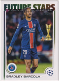 Topps Future Stars 2025-26 Bradley Barcola Rookie Paris Saint-Germain UEFA – Bild 1