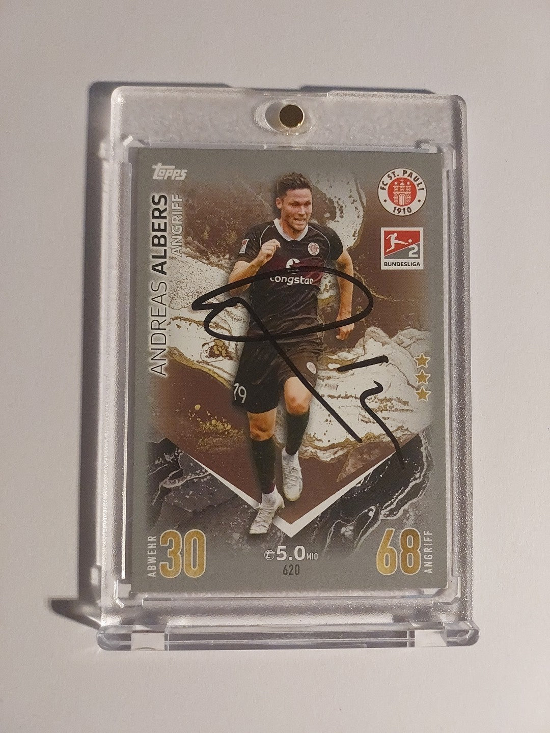 Topps Bundesliga 2023-24 Andreas Albers FC St. Pauli (On Card Auto) – Bild 1