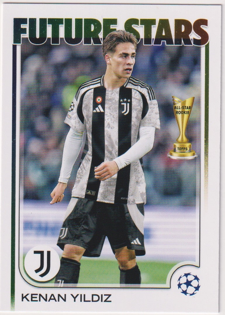 Topps Future Stars 2025-26 Kenan Yildiz Rookie Juventus UEFA Champions League – Bild 1
