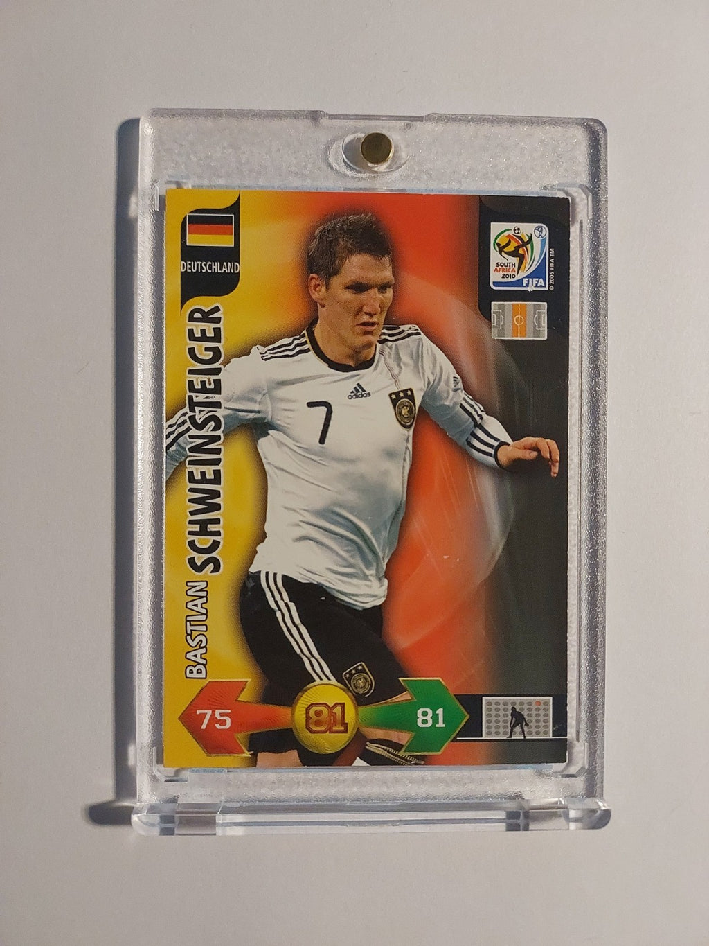 Panini WM 2010 Bastian Schweinsteiger Deutschland Bayern Vintage Parallel Rare – Bild 1