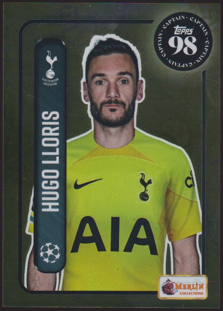Topps Merlin 2021-22 Hugo Lloris Tottenham Hotspur Champions League Parallel – Bild 1