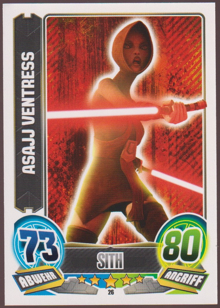 Topps 2015 Asajj Ventress Star Wars Sith Separatist TCG Rare – Bild 1