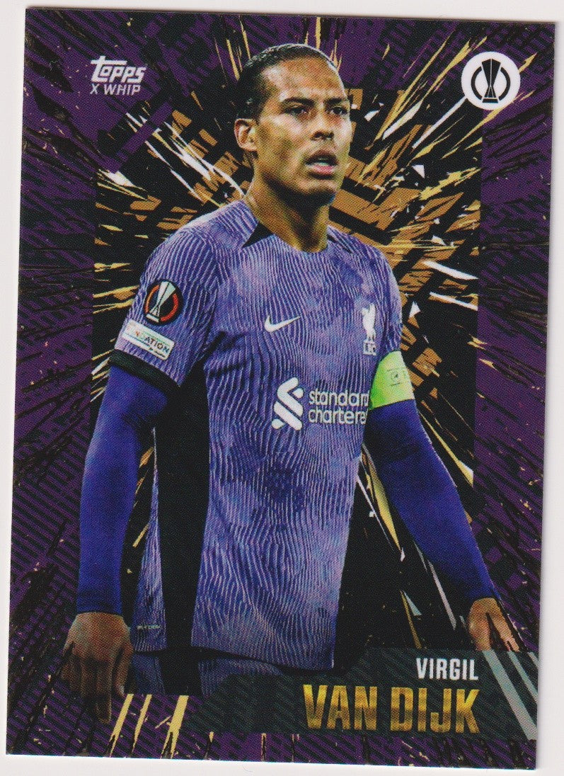 Topps Europa League Virgil van Dijk Liverpool Football Club Parallel Rare – Bild 1