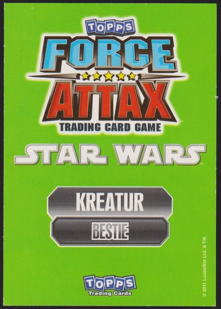 Topps Star Wars 2011 Skalder Bestie / Monster Republik TCG Rare #166 – Bild 2