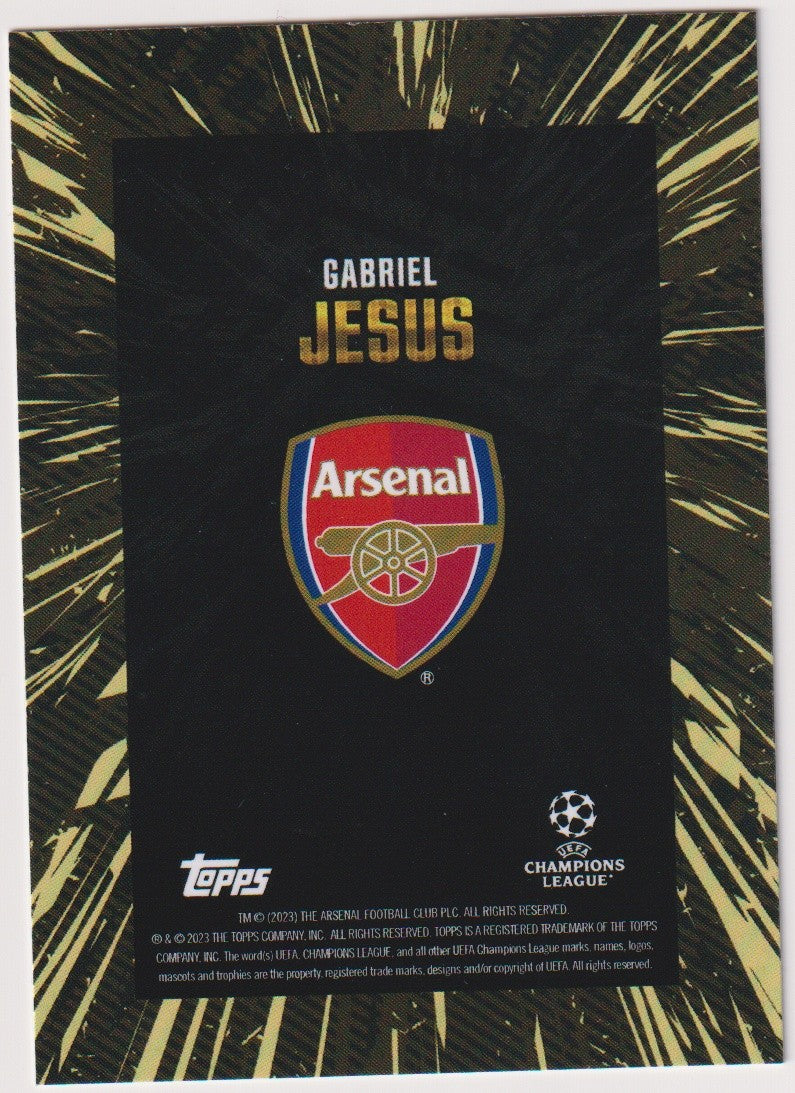 Topps X WHIP Gabriel Jesus Arsenal Parallel Rare – Bild 2