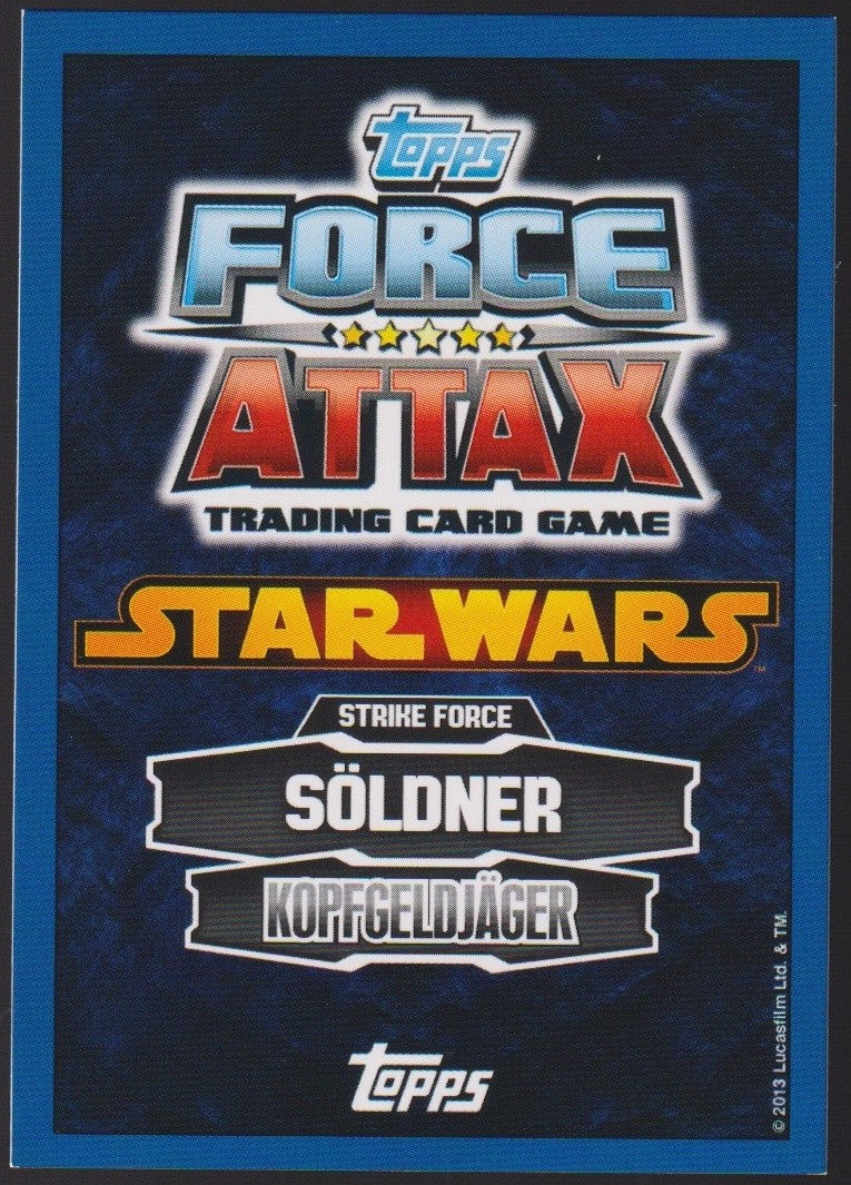 Topps Star Wars 2013 Derrown Söldner Kopfgeldjäger Full Art TCG Rare #191 – Bild 2