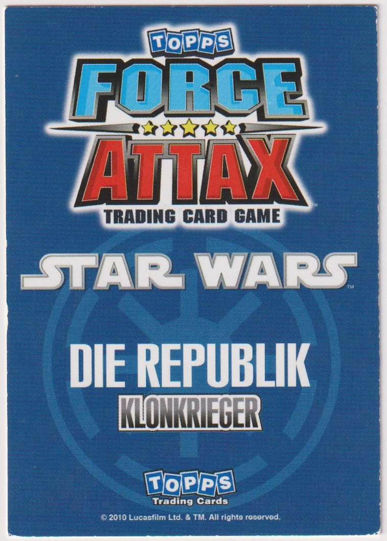 Topps Star Wars 2010 Matchstick & Sternenjäger Republik Klonkrieger TCG Rare – Bild 2