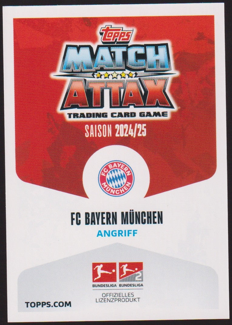 Topps Match Attax 2024-25 Michael Olise FC Bayern München Bundesliga Parallel – Bild 2