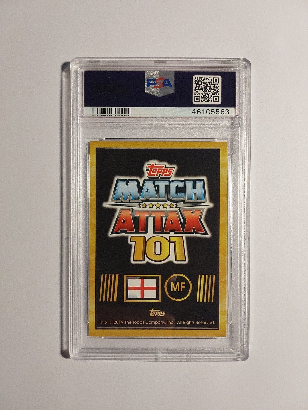 Topps Legends 2018-19 David Beckham England Manchester United Parallel PSA 6 Hit – Bild 2