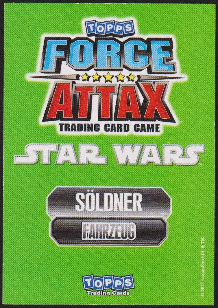 Topps Star Wars 2011 Vulture's Claw Fahrzeug Söldner TCG Rare #46 – Bild 2