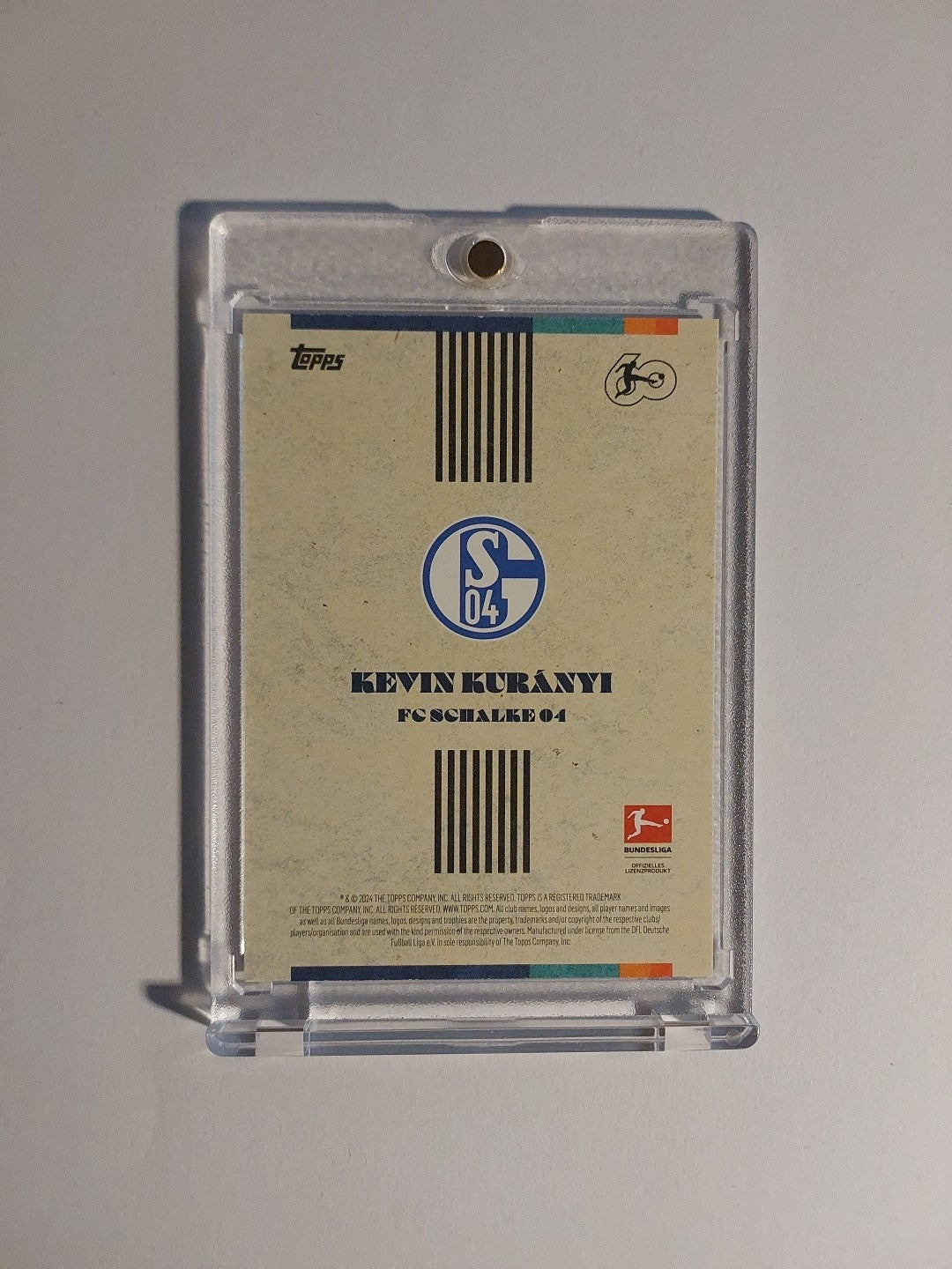 Topps Matthäus Curated 2023-24 Kevin Kuranyi Schalke Parallel Insert Ultra Rare – Bild 2