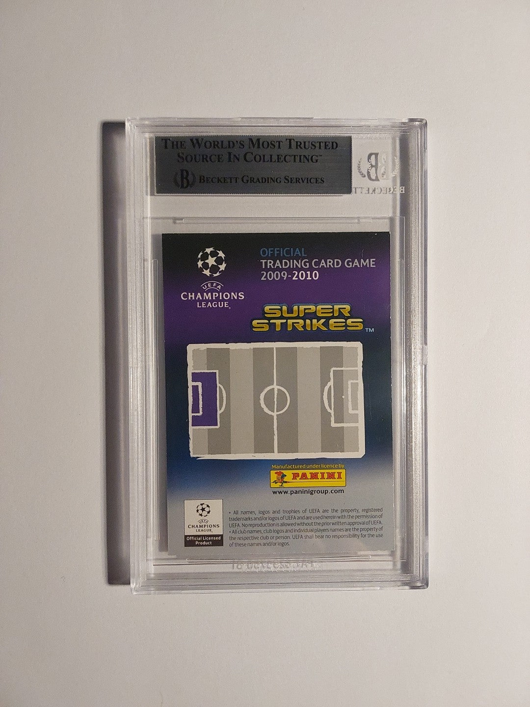 Panini Champions League 2009-10 Iker Casillas Real Madrid Parallel BGS 8 PSA SGC – Bild 2