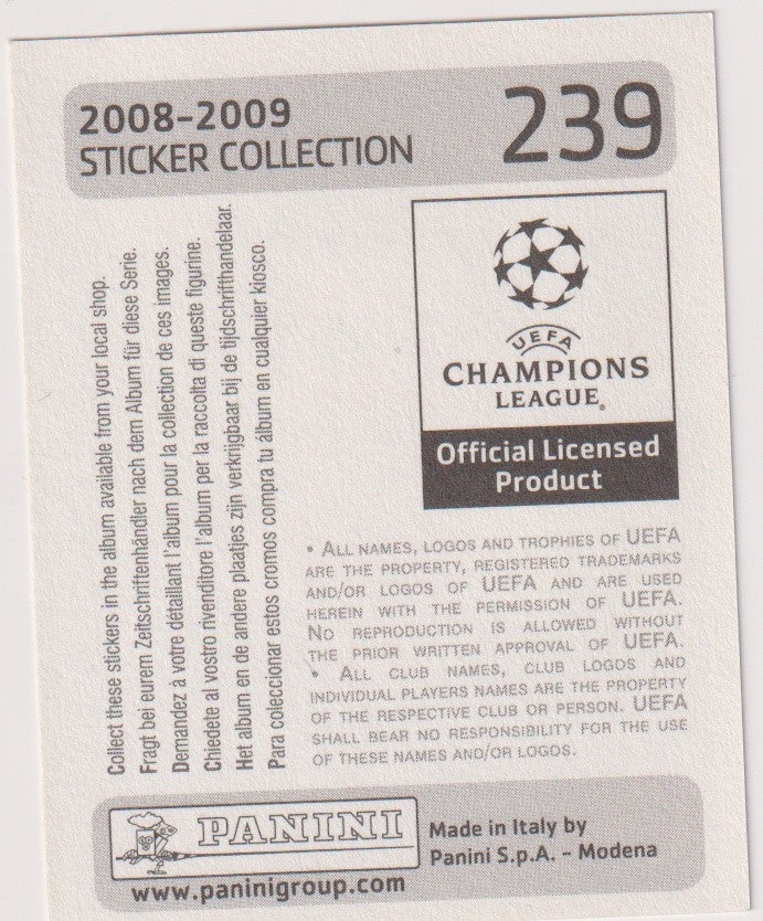 Panini UEFA Champions League Sticker Collection 2008-09 Michael Ballack – Bild 2